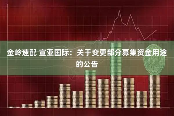 金岭速配 宣亚国际：关于变更部分募集资金用途的公告